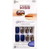 Kiss Gellak Glam Fantasy Nails - Kunstnagels - 28 stuks - Nepnagels - Tan Lines