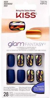 Kiss Gellak Glam Fantasy Nails - Kunstnagels - 28 stuks - Nepnagels - Tan Lines