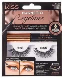 Kiss Wimpers Magnetic Eyeliner & Lash Kit - Wimperextensions - Lashes - Nep Wimpers - Tempt