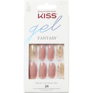 Kiss Gellak Gel Fantasy Nails - Kunstnagels - 28 stuks - Nepnagels - Midnight Sky