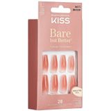 Kiss Plaknagels Bare But Better Nails - Kunstnagels - Plaknagels Zelfklevende - Nepnagels - Nude Glow