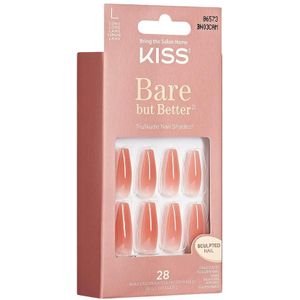 Kiss Plaknagels Bare But Better Nails - Kunstnagels - Plaknagels Zelfklevende - Nepnagels - Nude Glow