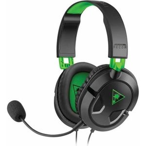 Turtle Beach Recon 50X Over Ear headset Gamen Kabel Stereo Zwart/groen Volumeregeling, Microfoon uitschakelbaar (mute)