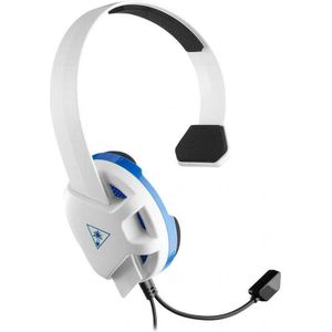 Turtle Beach Recon Chat Over Ear headset Gamen Kabel Mono Wit, Blauw, Zwart Noise Cancelling Volumeregeling, Microfoon uitschakelbaar (mute)