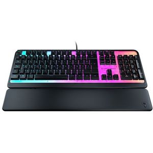 Turtle Beach Magma RGB Gaming Keyboard membraan met membraantoetsen, geavanceerde anti-ghosting, aanpasbare RGB-verlichting, afneembare palmsteun - zwart