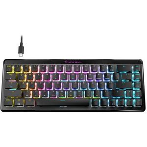 Turtle Beach - Vulcan II Mini Air - Gaming Toetsenbord - Zwart - Draadloos, Optische Titan II-schakelaars