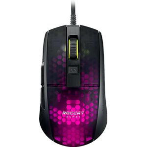 Roccat Burst Pro - Extreem lichte Optical Pro gamingmuis (hoge precisie, optische Uiloogsensor (100 tot 16.000 dpi), RGB AIMO LED-verlichting, 68 g licht, ontworpen in Duitsland), zwart