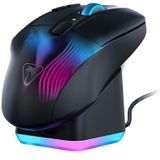 Turtle Beach - Kone XP Air - Draadloze Gamemuis - Zwart - 19K DPI, 100 Uur Batterijvermogen, 29 Programmeerbare Knoppen