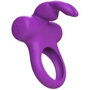 OhhhBunny - Frisky Bunny Vibrating Ring Paars
