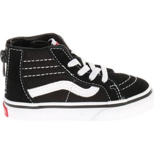 Vans - TD SK8-Hi Zip - Skateschoenen - Zwart - Klittenband - Plat