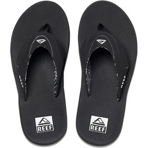 Reef Fanning slippers voor dames, Zwart, 42.5 EU