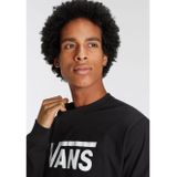 Vans - CLASSIC LS - Shirt - Zwart - Lange Mouwen - Grote Logoprint