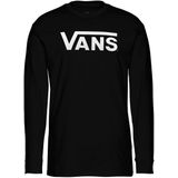 Vans - CLASSIC LS - Shirt - Zwart - Lange Mouwen - Grote Logoprint