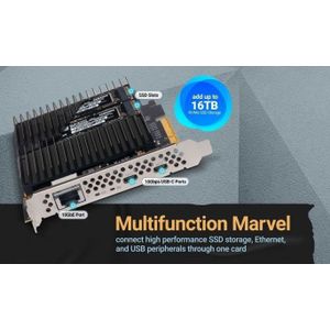 Sonnet Technologies McFiver PCIe Karte, G10E-USBC-M2-E