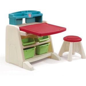 Step2 Flip & Doodle Easel Desk With Stool