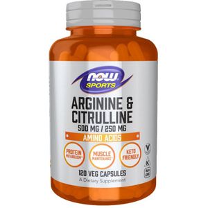 Arginine + Citrulline, 500/250 - 120 veggie caps