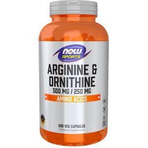 Now Foods Arginine/Ornithine (250) Standard - Aminozuren - Aminozuur-Mix