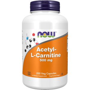 Now Foods - Acetyl-L-Carnitine - 500 mg - 200 Capsules