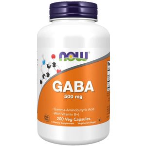 Now Foods Gaba 500mg + B6 (200 vcaps) Standard