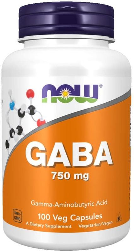 NOW FOODS GABA 750 mg 100 kaps.