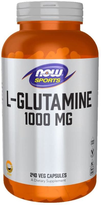 Now Foods - L-Glutamine - 240 v-capsules - 100% Zuivere Glutamine