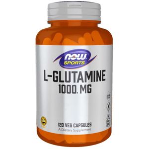 Now Foods L-Glutamine Double Strength, 1000mg, 120 capsules
