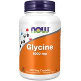 Glycine 1000 mg - aminozuur supplement - 100 capsules - vegan - geen toevoegingen - gluten, soja en zuivel vrij - NOW Foods