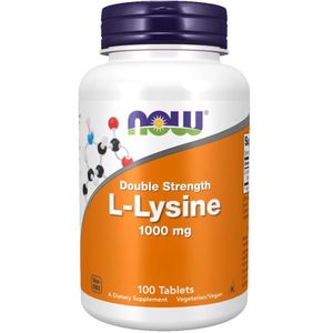 Now Foods L-lysine 1000 mg 100 tabletten