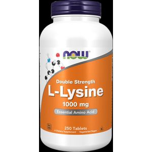 Now Foods L-Lysine 1000mg (250 Tabs) Unflavored - Aminozuren - Aminozuur-Mix