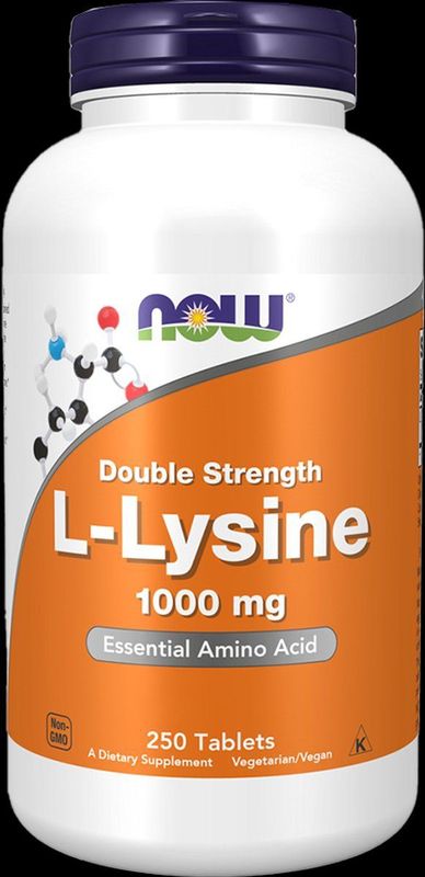 Now Foods L-Lysine 1000 mg - 250 tabletten