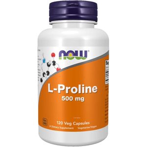 Now Foods: L-Prolin (500 mg) - 120 veg. Kapseln