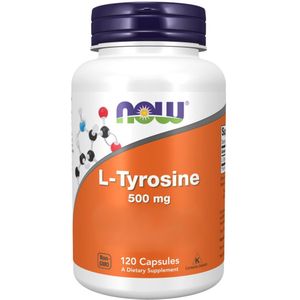 Now Foods L-tyrosine 500 mg (vrije vorm) 120 capsules