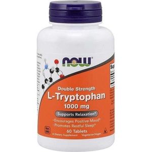 NOW Foods - Voedingssupplementen L Tryptofaan 1000 mg (60 tabletten)