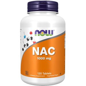 Now Foods - NAC 1000mg - 120 Tabletten - Puur N-Acetyl Cysteïne