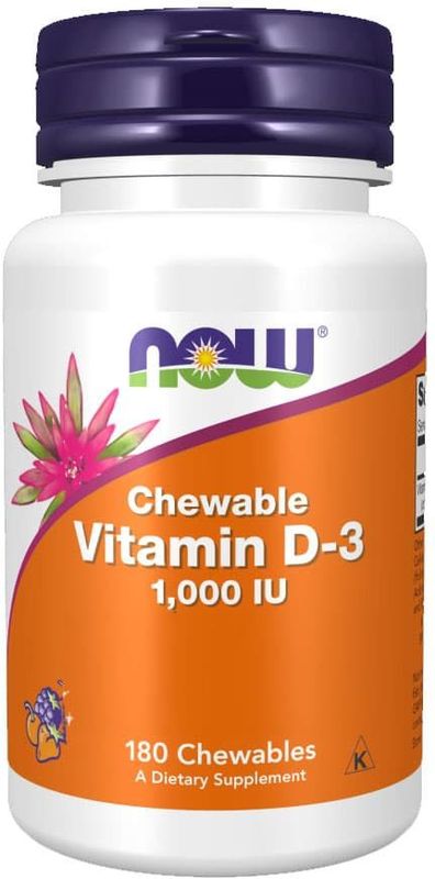 Vitamine D-3 1000IU Chewable 180chewables