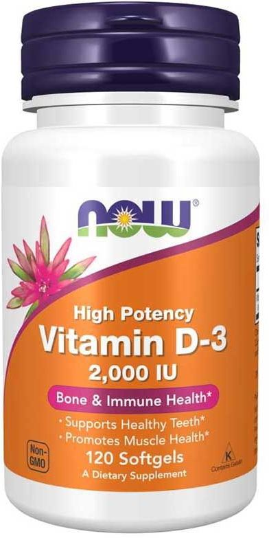 NOW Foods Vitamine D30 IU Softgels