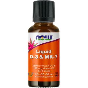 Now Foods - Vloeibaar D-3 & MK-7 - 30 ml - Vitamine D3