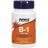 NOW Foods Vitamine B 1 100mg ( tabletten)