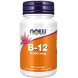 NOW Foods - B12 5000 mcg - Met Foliumzuur - 5000 mcg Vitamine B-12 per tablet