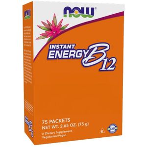 Now - Instant Energy B-12 - Multivitaminen - 2000 MCG - 75 zakjes