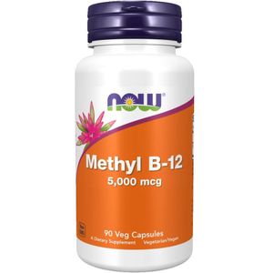 Now Foods - Methyl B-12 - Multivitaminen - 5000mcg - 90 v-caps