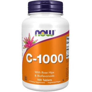 C-1000 - Vitamine C - 100 Tablets - Rozenbottel & Bioflavonoïden