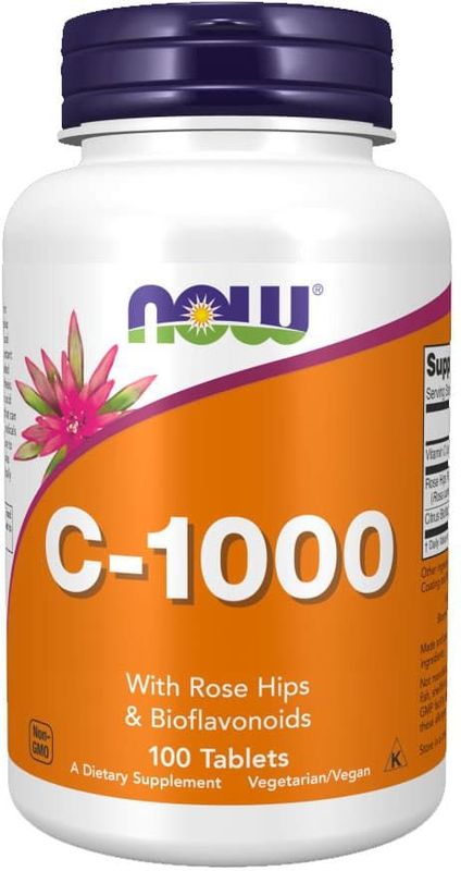C-1000 - Vitamine C - 100 Tablets - Rozenbottel & Bioflavonoïden