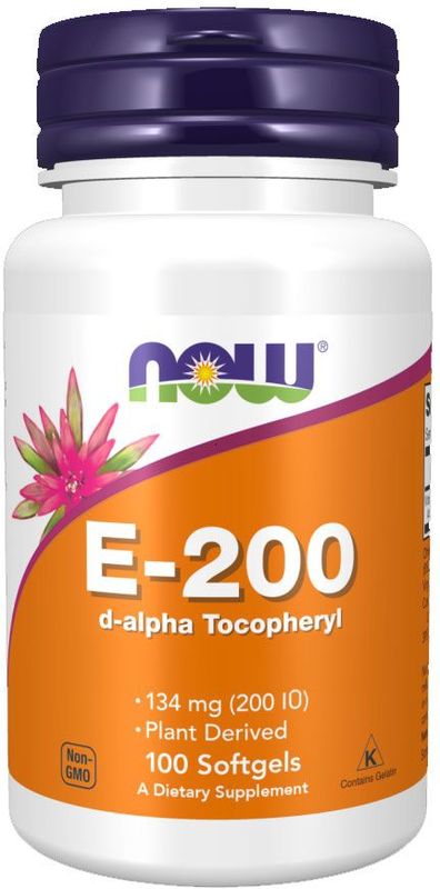 Vitamine E 200IU D-Alpha Tocopheryl 100softgels