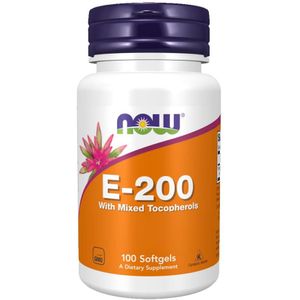 Vitamine E 200IU Now Foods 100softgels