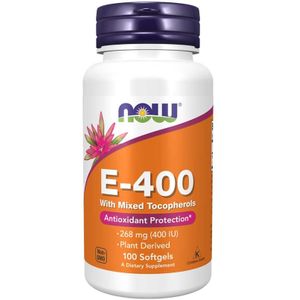 NOW Foods - Vitamin E-400 With Mixed Tocopherols (100 softgels)