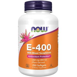 Vitamine E 400IU Now Foods 250softgels