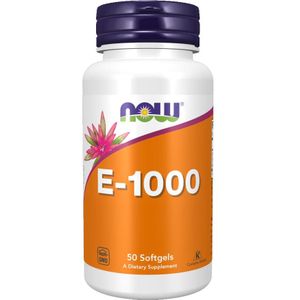 Vitamine E 1000 IU Now Foods 50softgels