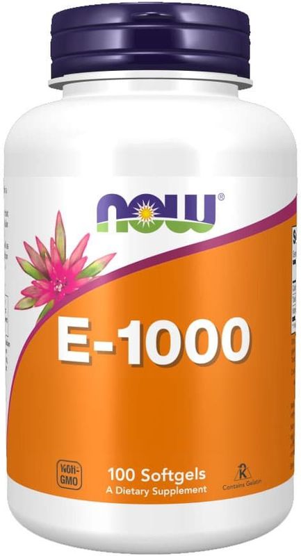 Vitamine E 1000 IU Now Foods 100softgels