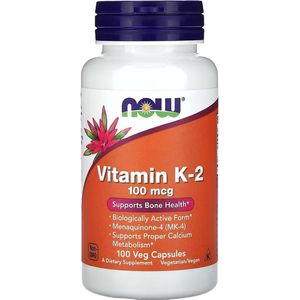 NOW Foods Vitamine K 2 100mg ( capsules)